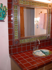 Mexican Tile Bathroom Vanity