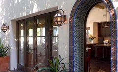 Mexican Tile Doorway Open