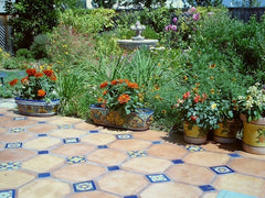 Mexican Tile Flooring - Patio