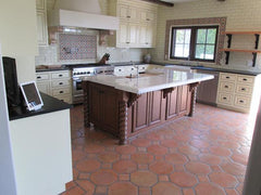 Mexican Tile Flooring - Kitchen