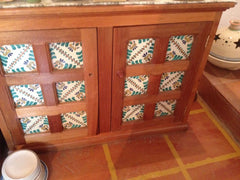 Mexican Tile cabinet door