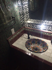 Mexican Tile Bathroom Vanity