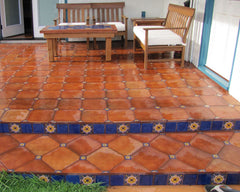 Saltillo Tile - Backyard