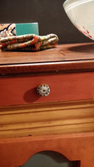 Drawer knobs hand painted