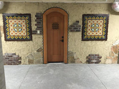 Mexican Tile Mural Doorway