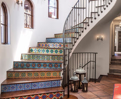 Mexican Tile Staircase