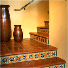 Mexican Tile Staircase