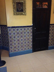 Mexican Tile Wainscoting Blue
