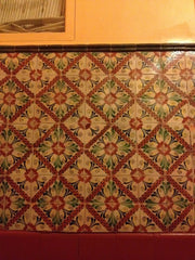 Mexican Tile Wainscoting Brown decorative