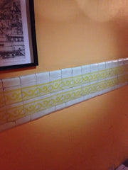 Mexican Tile Wainscoting