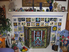 Mexican Tile Fireplace Decorative Tiles