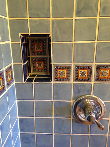 Mexican Tile Designs Bathroom Gallery