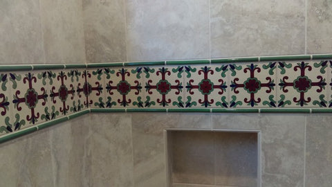 Mexican Tile Designs Bathroom Gallery