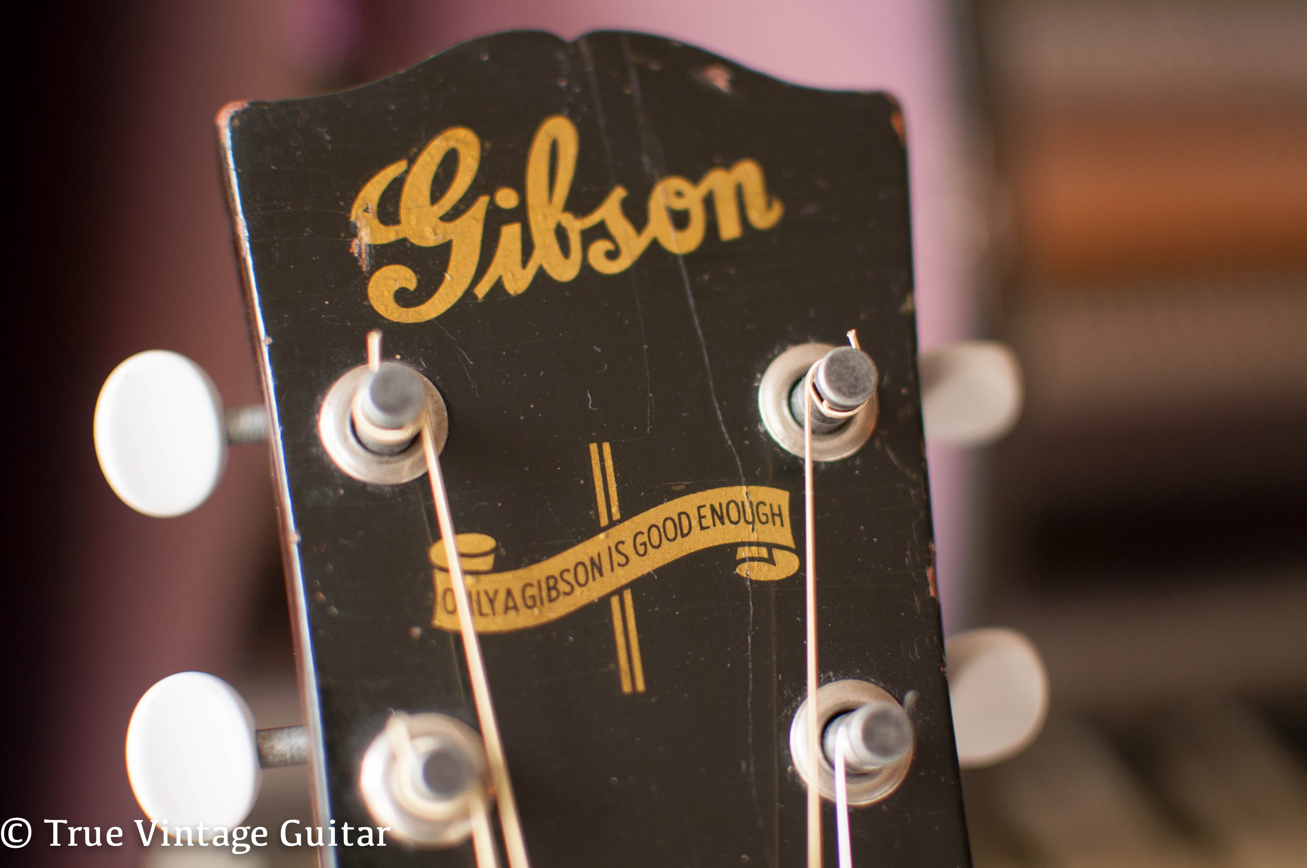 Gibson banner logo Only a Gibson is good enough