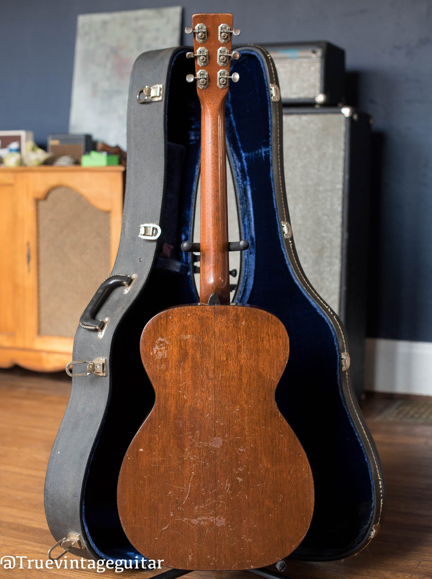 Vintage Martin acoustic guitar 1948