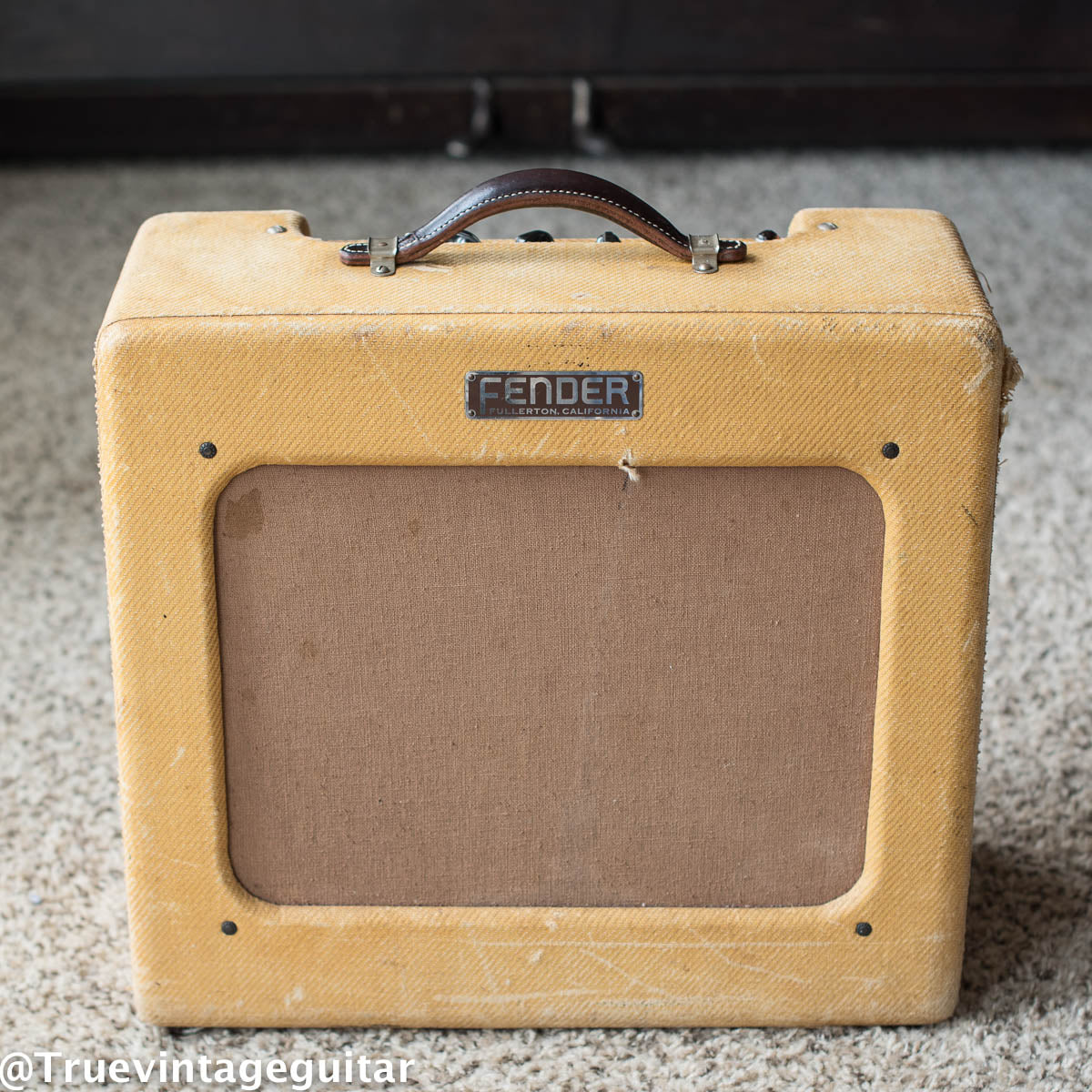 1950 Fender Deluxe Amp tweed vintage guitar amplifier