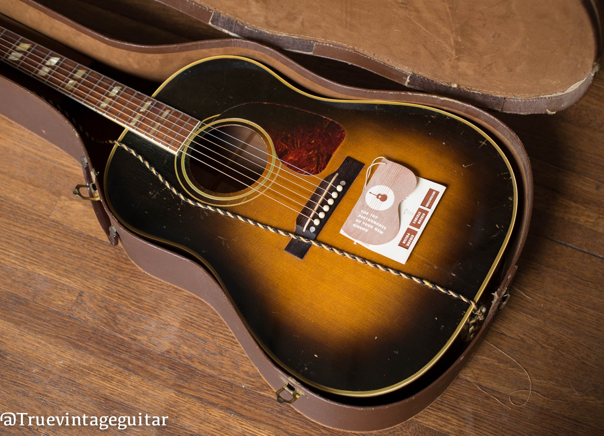 Vintage Gibson SJ acoustic guitar 1950s