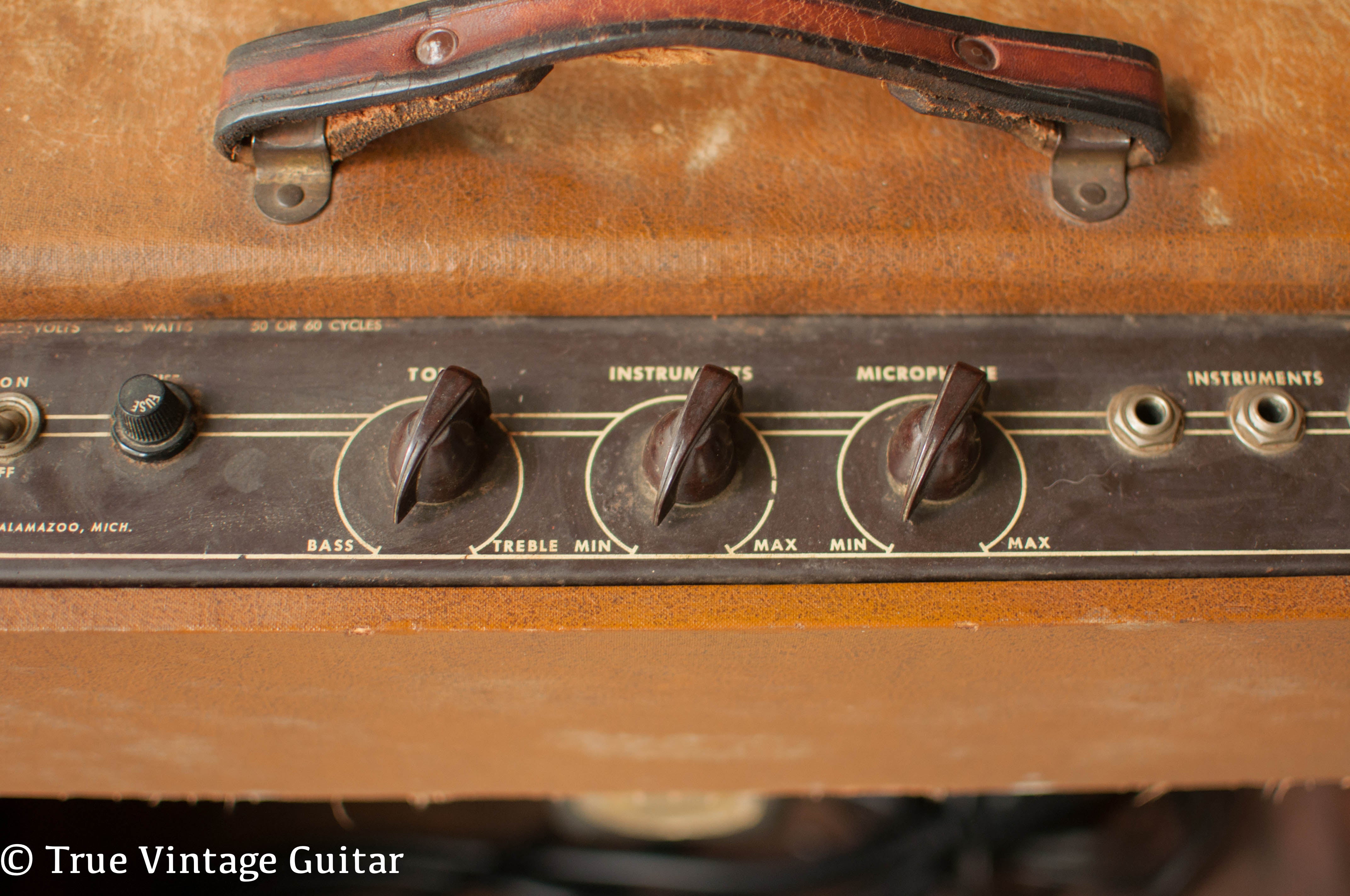 Tone Instruments Microphone chicken head knobs Gibson GA-20 1953