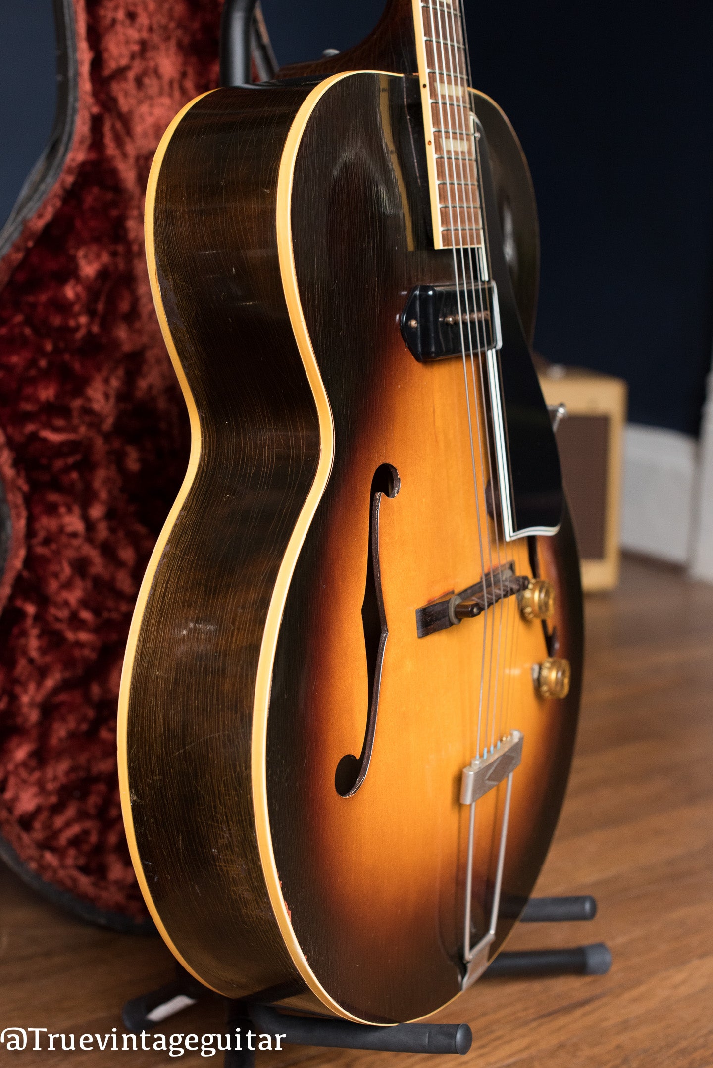 Gibson archtop electric guitar 1950s