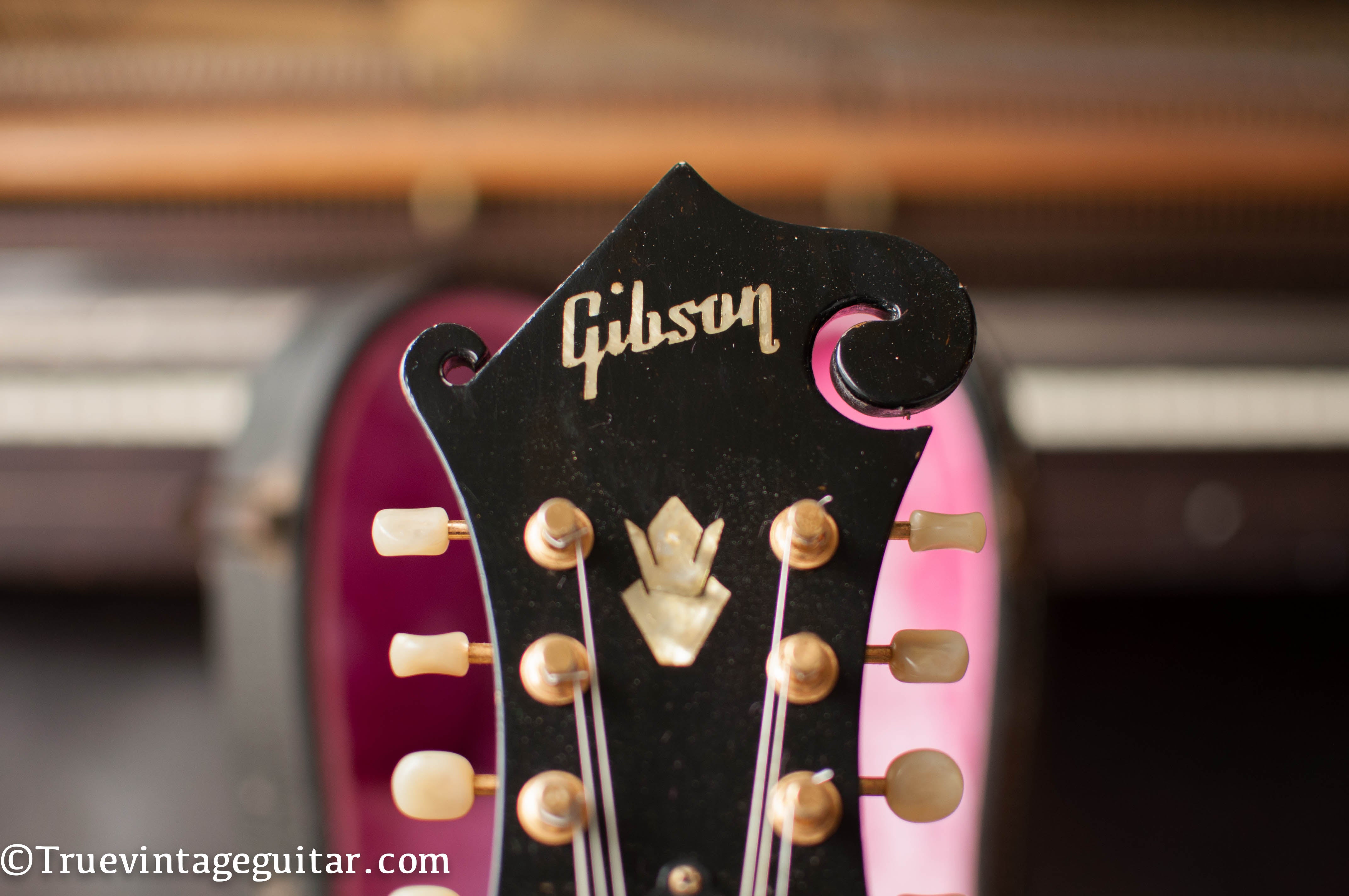 Gibson pearl inlaid headstock 1950s
