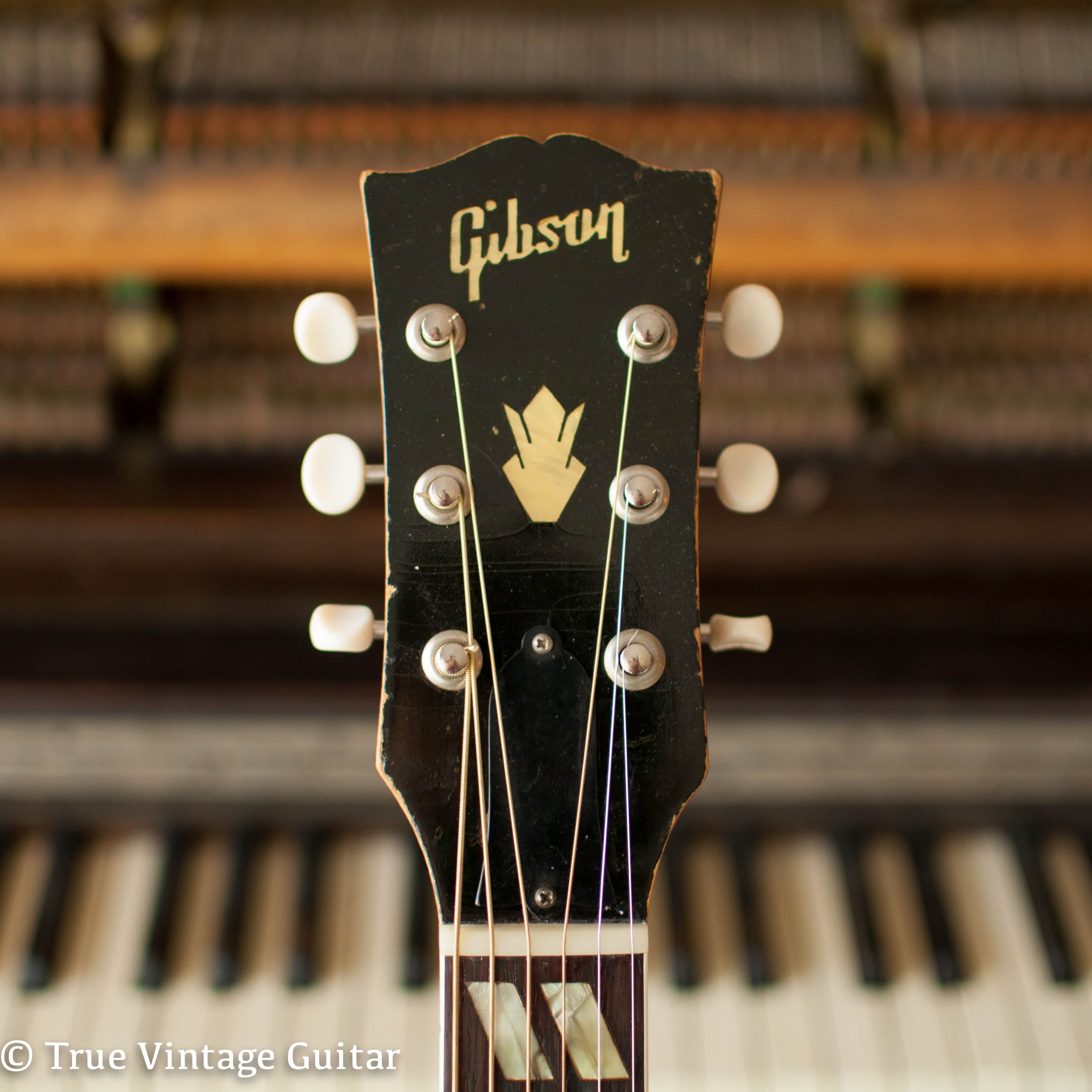Gibson headstock pearl inlay 1957 Country Western