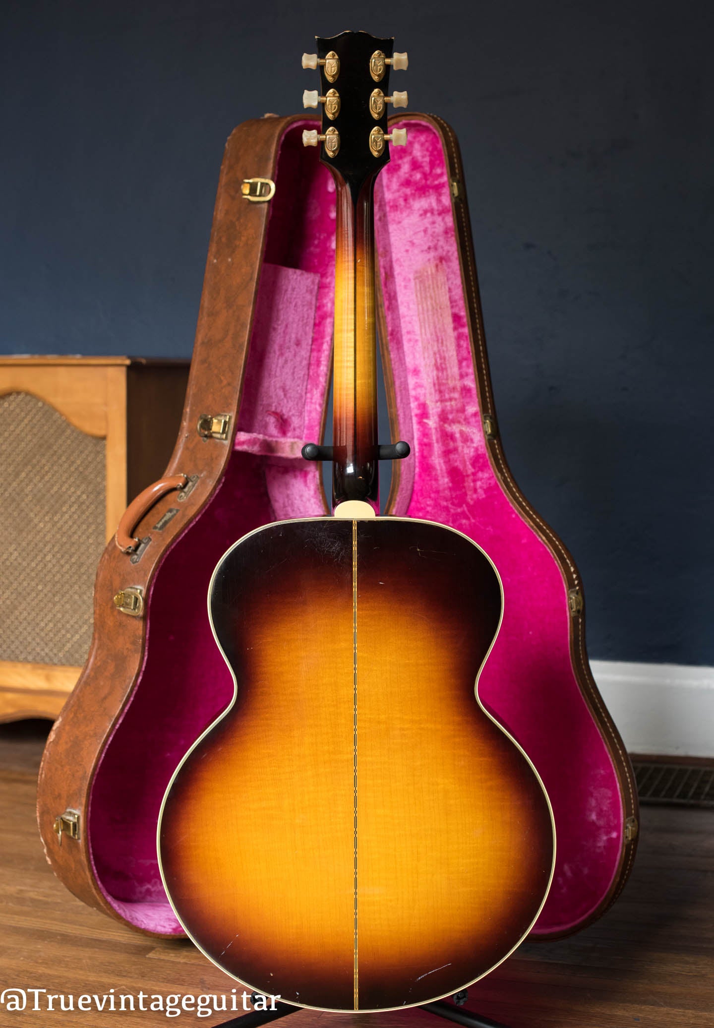 1958 Gibson J-200 Sunburst, back