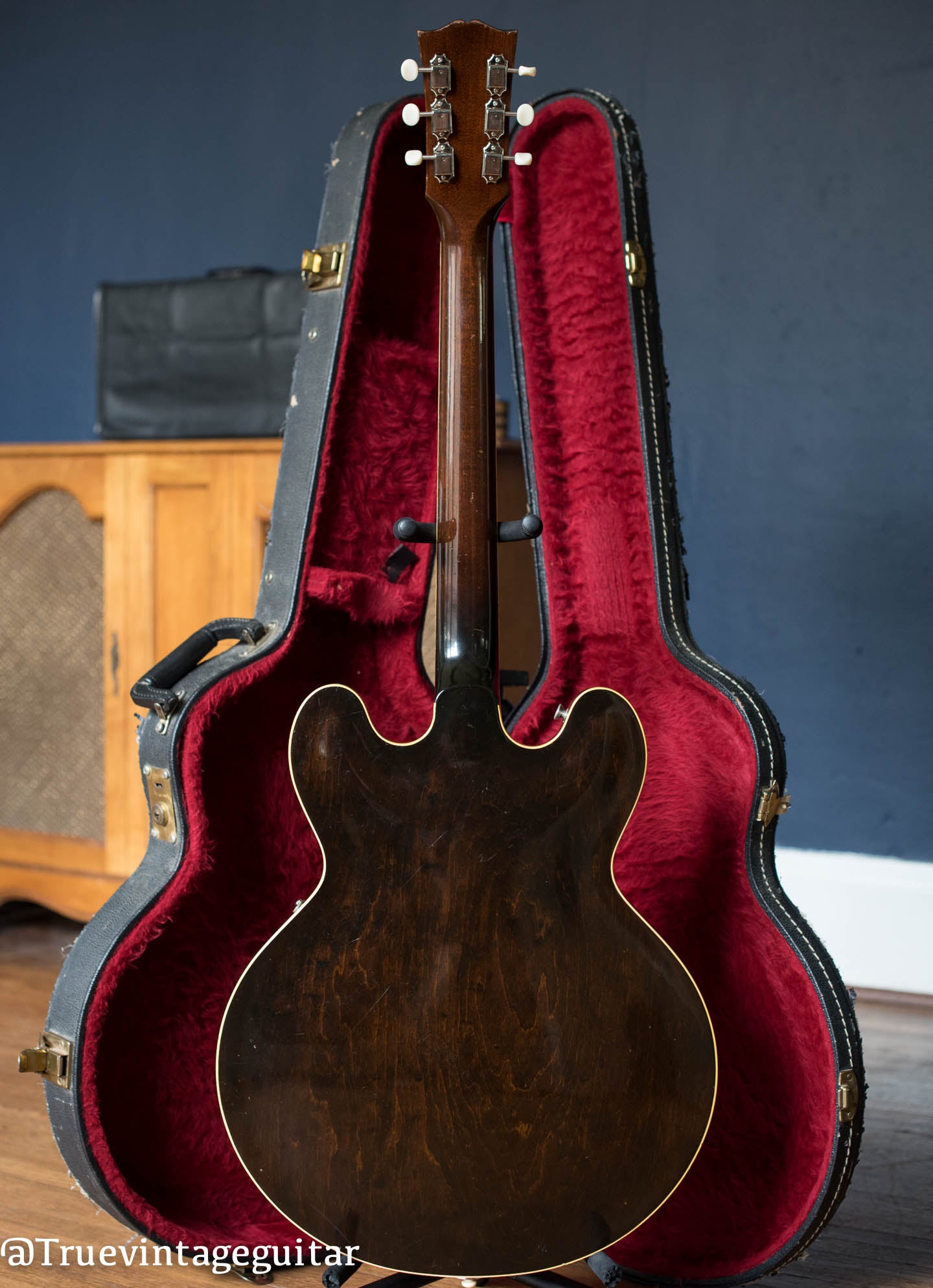 Vintage Gibson electric guitar brown
