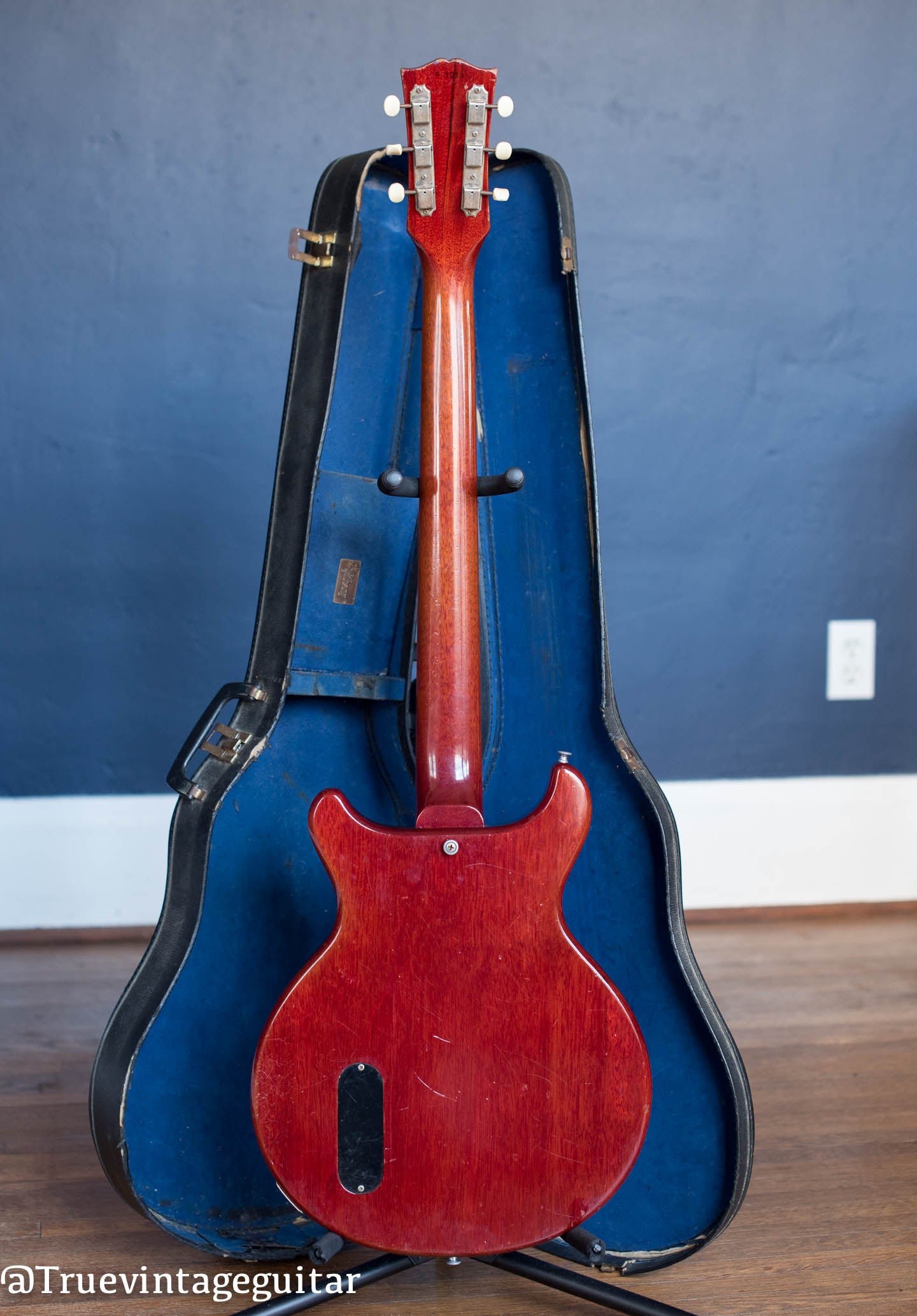 Vintage Gibson red electric guitar, vintage 1960, Les Paul