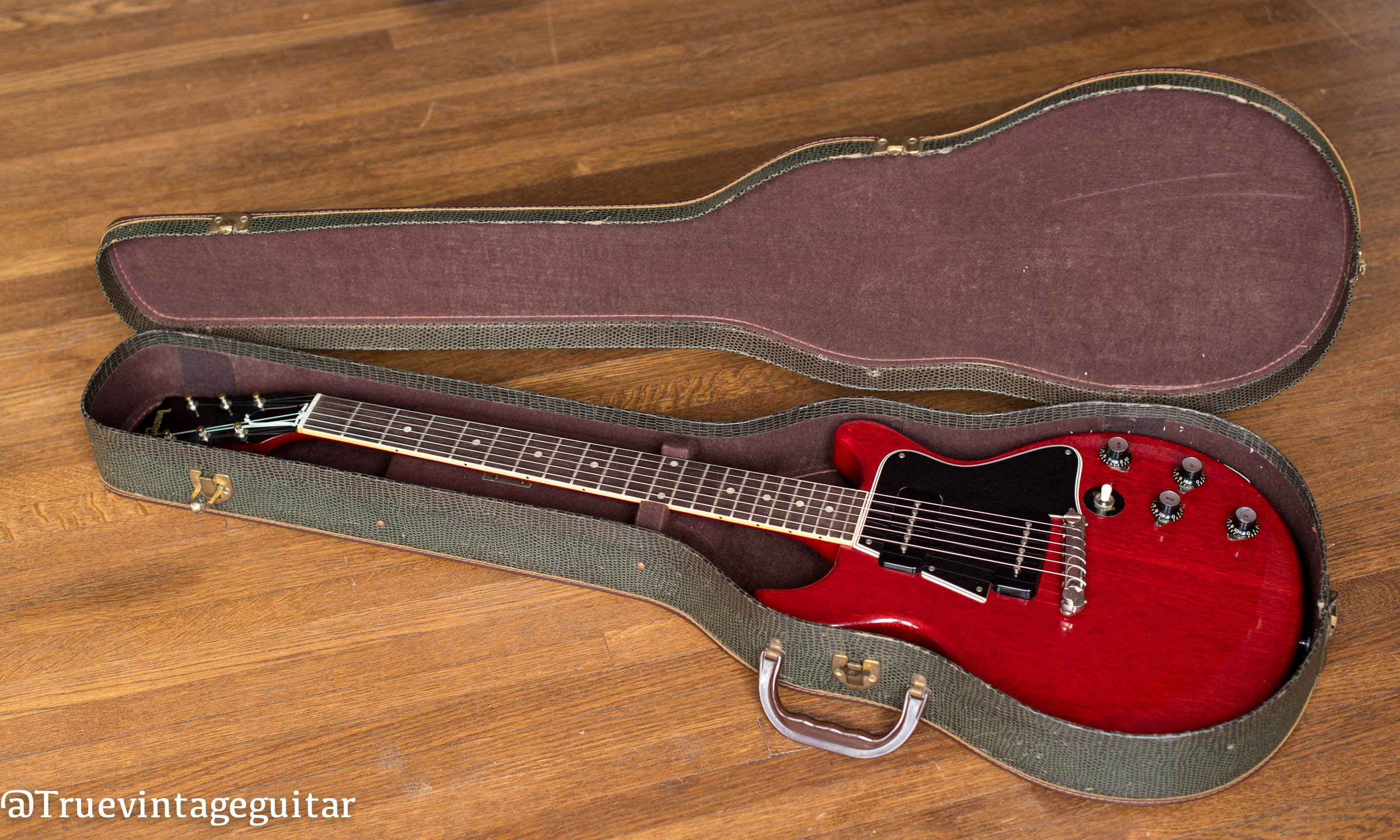 Vintage Gibson SG Special in original chipboard case