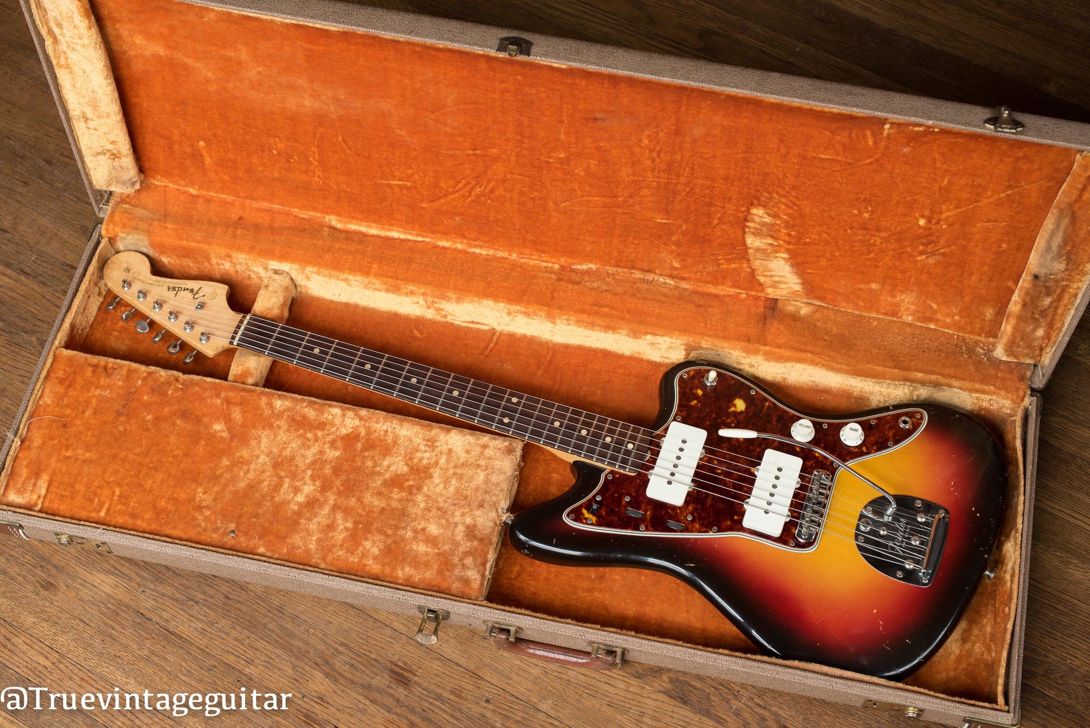 Vintage 1961 Fender Jazzmaster electric guitar in original case