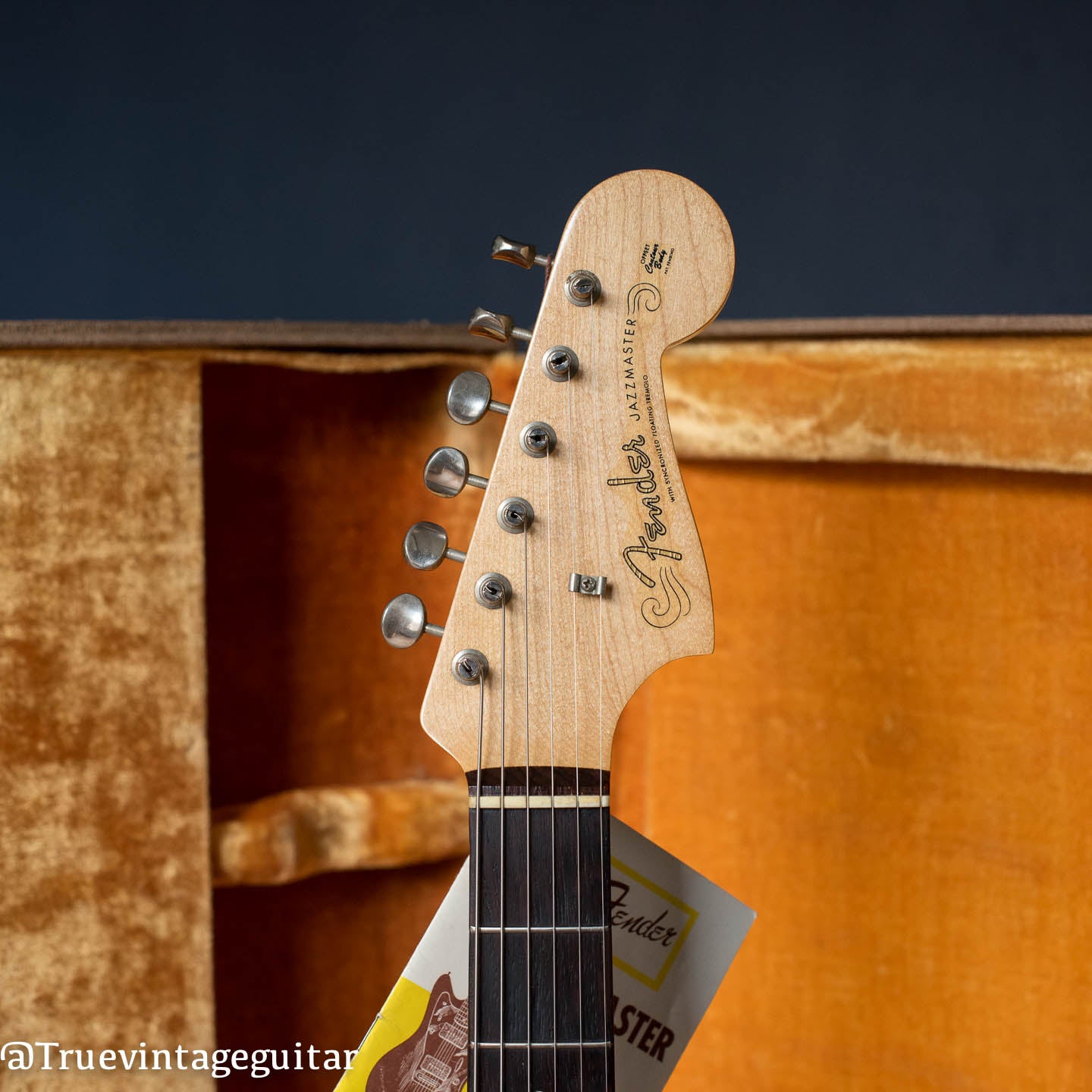 1961 Fender Jazzmaster Blond finish, headstock