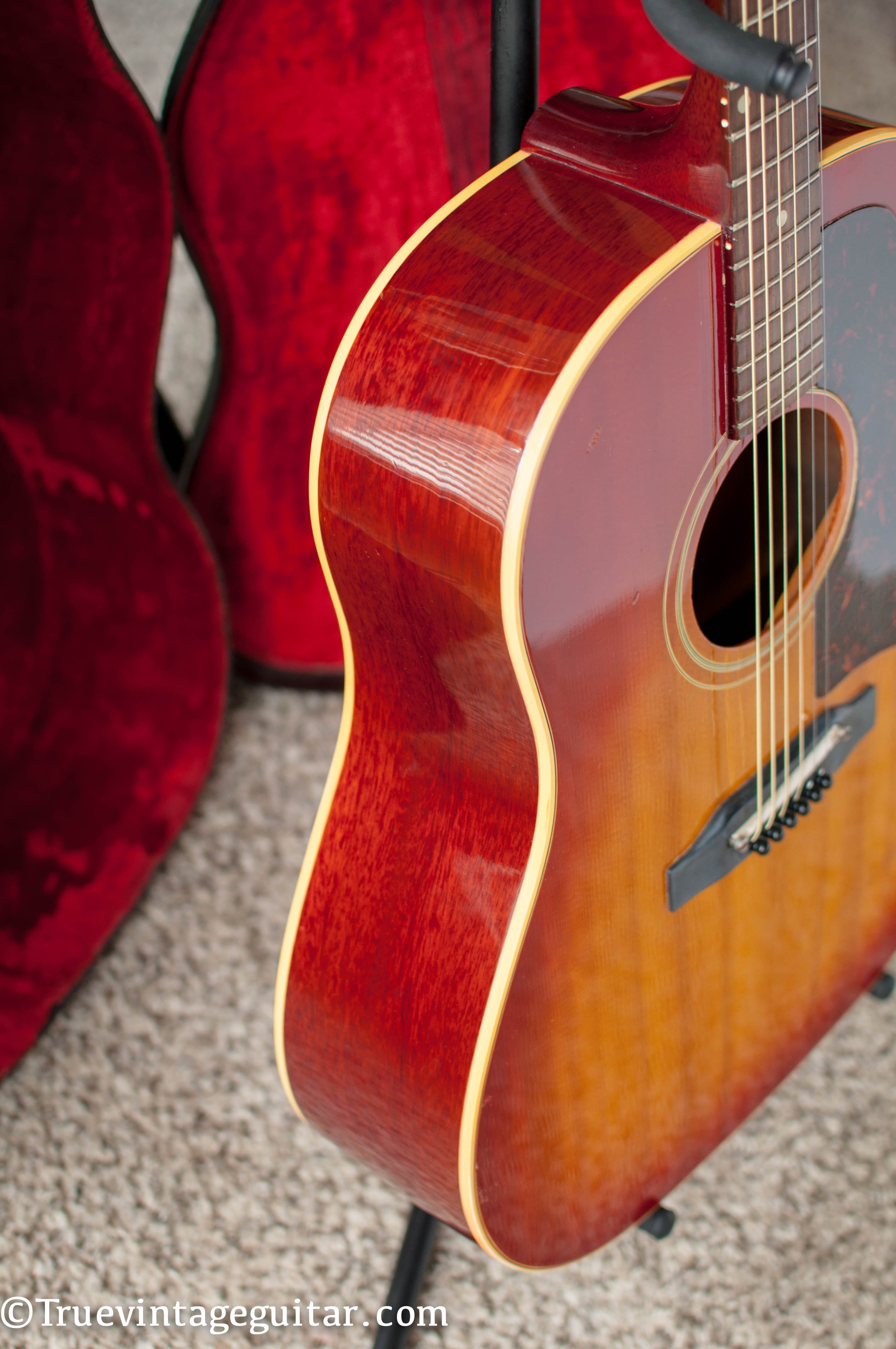 Red stained back and side Gibson J-45 1963