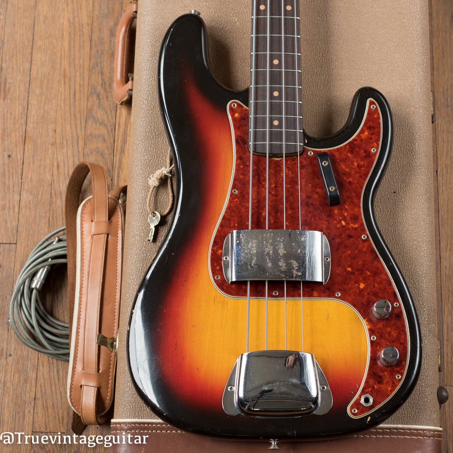 Vintage 1963 Fender Precision Bass Sunburst