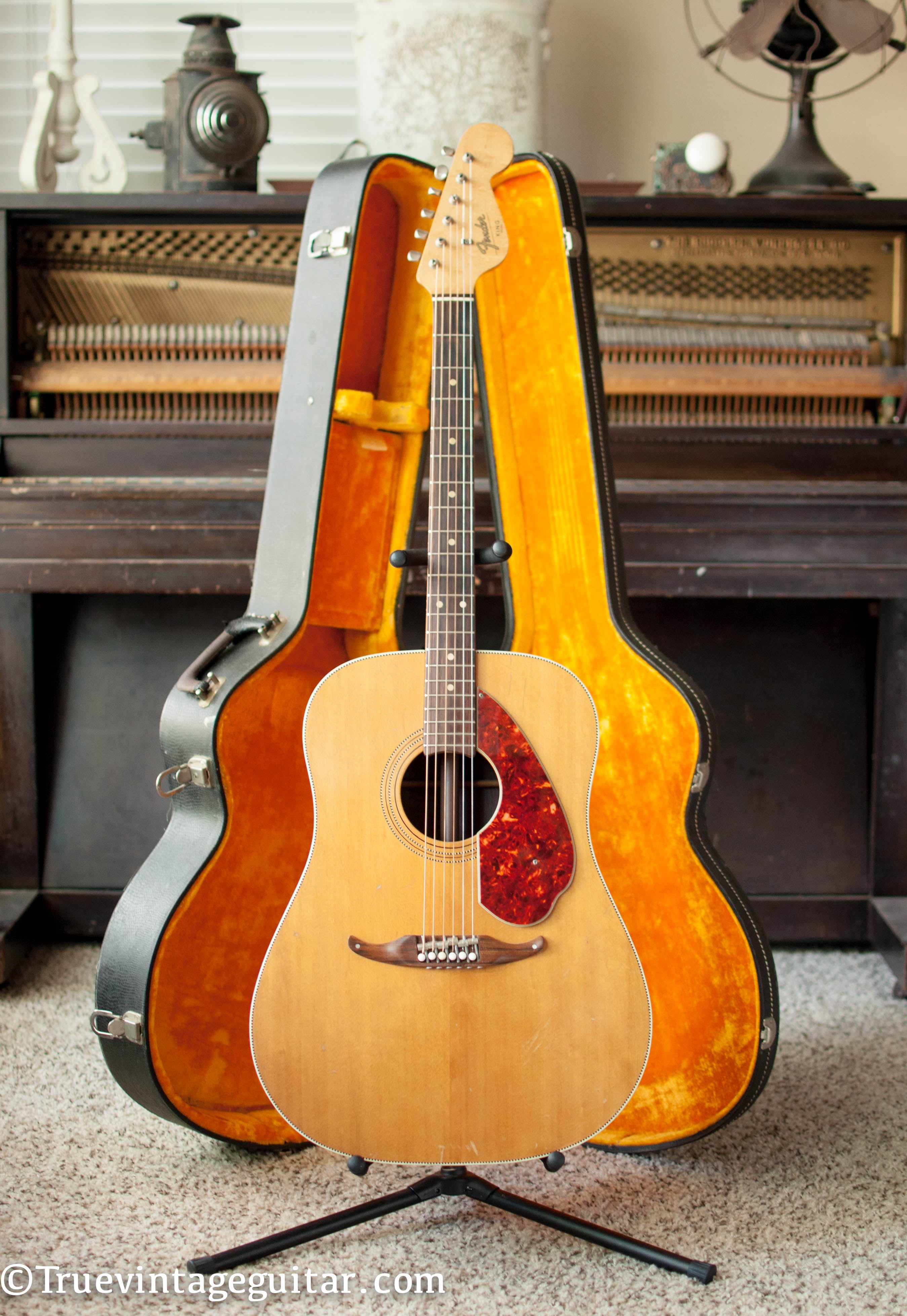 Vintage 1964 Fender King Brazilian Rosewood acoustic guitar