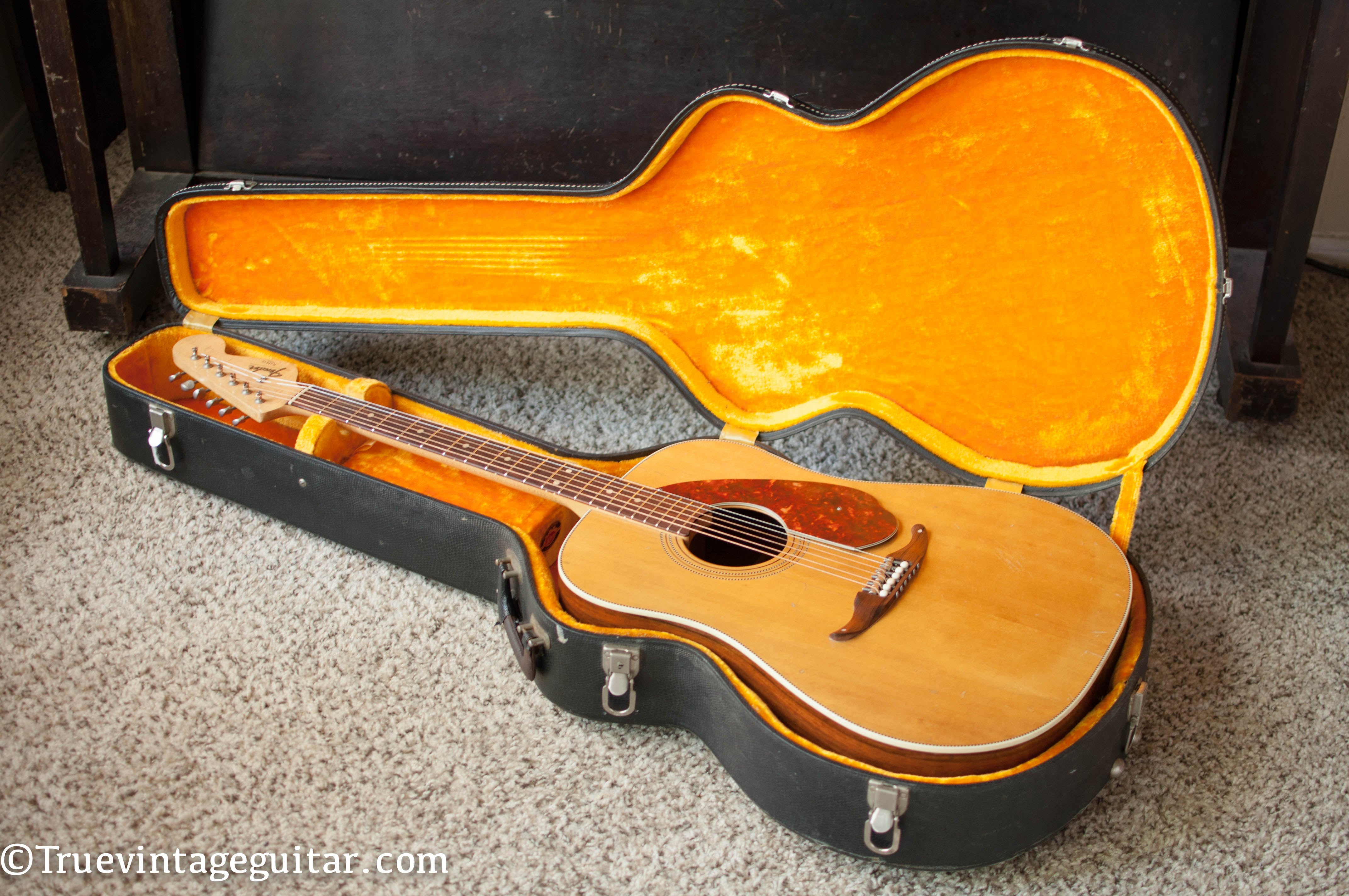 1964 Fender King guitar original Lifton case