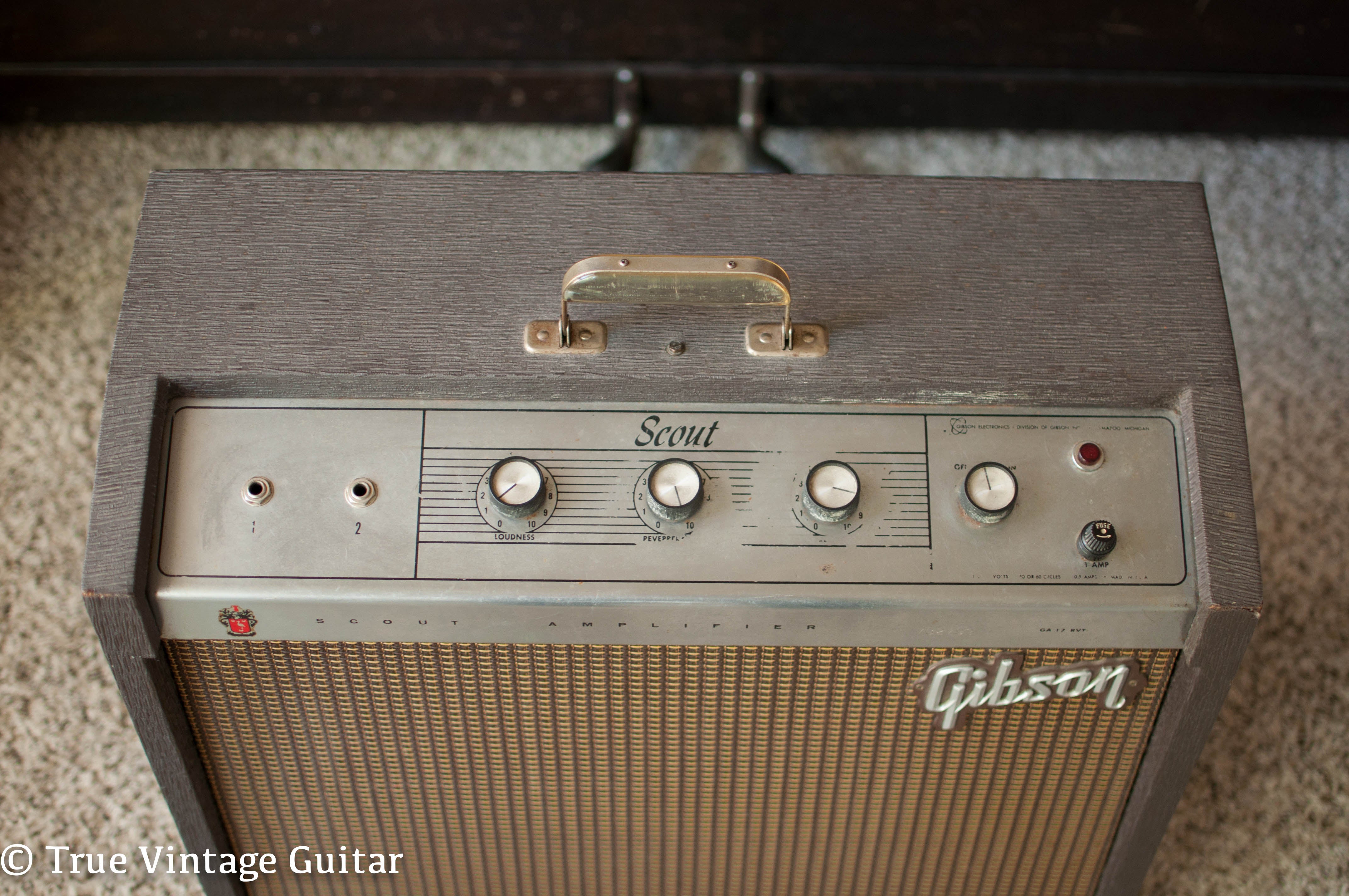 Vintage 1964 Gibson guitar amp Scout