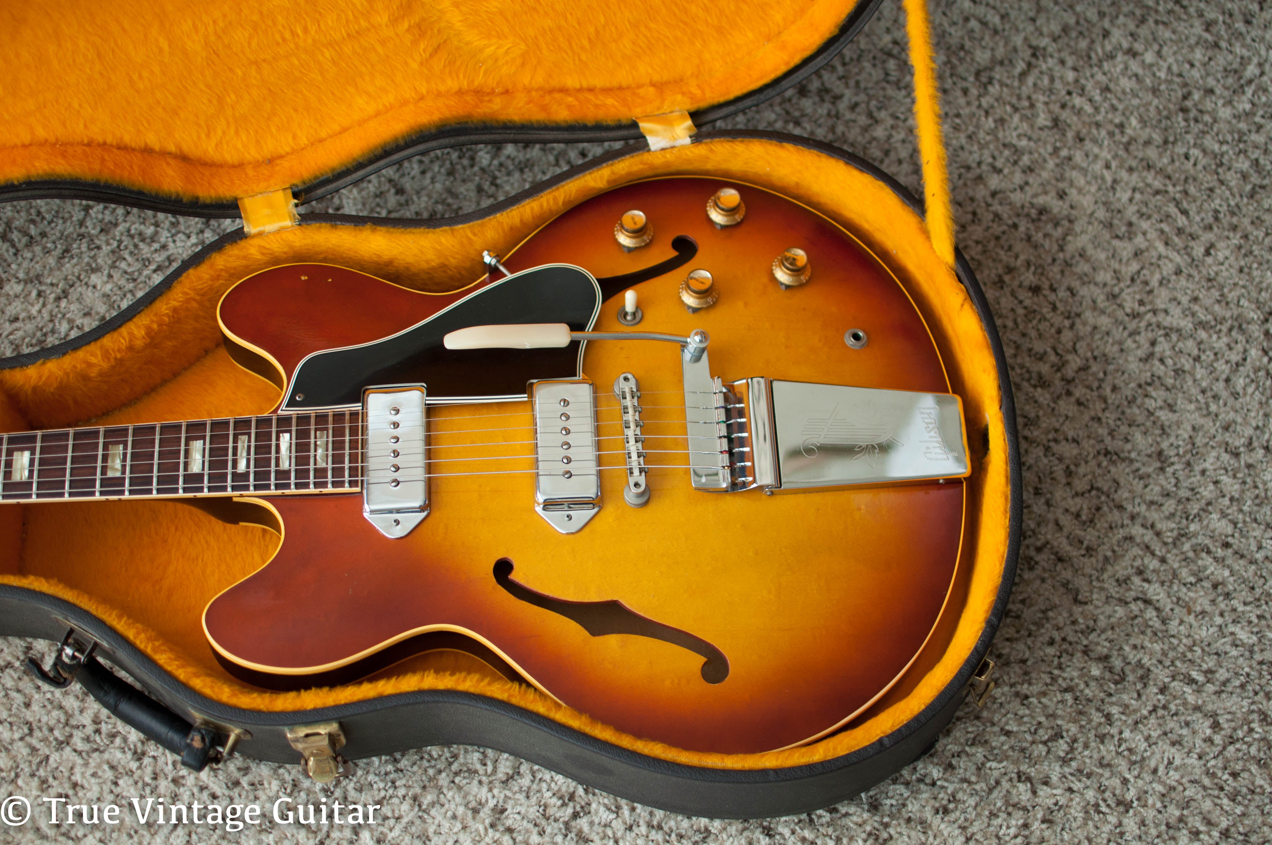 Vintage 1966 Gibson ES-330 electric guitar in original case