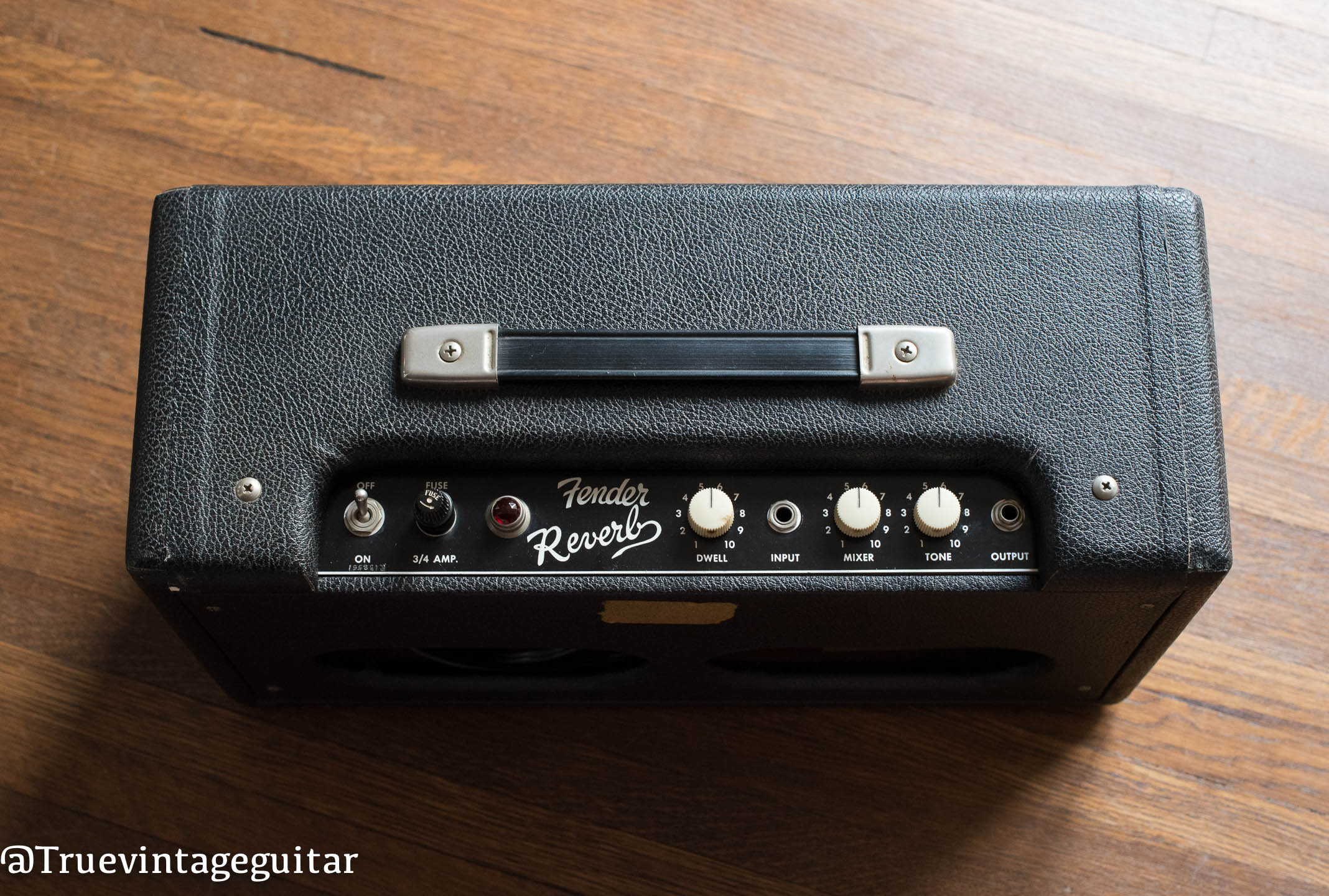 Fender Reverb, 1964, black Tolex white knobs