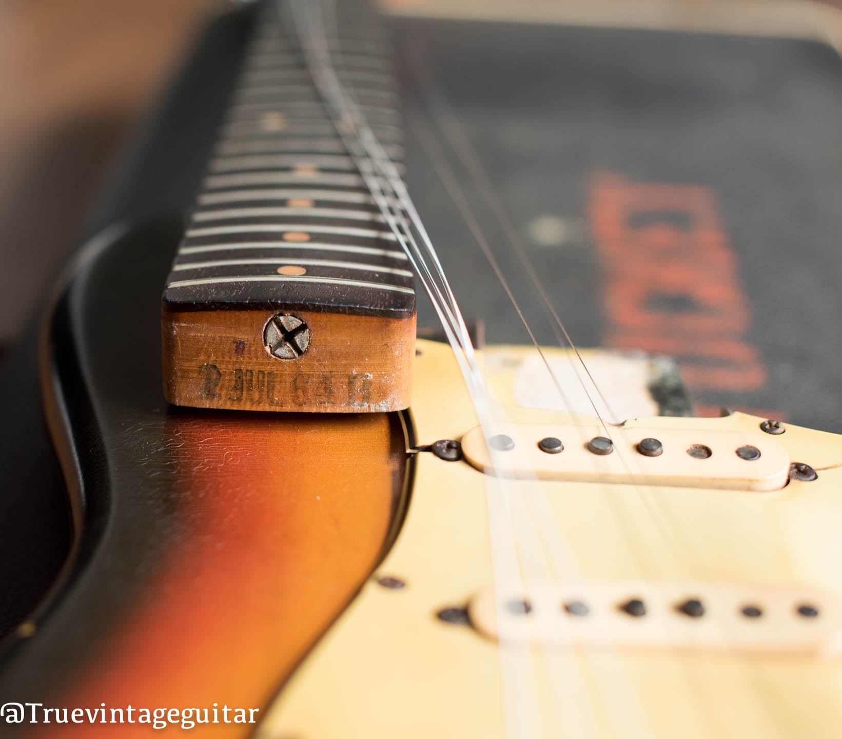 2JUL64B neck heel stamp 1964 Fender Stratocaster