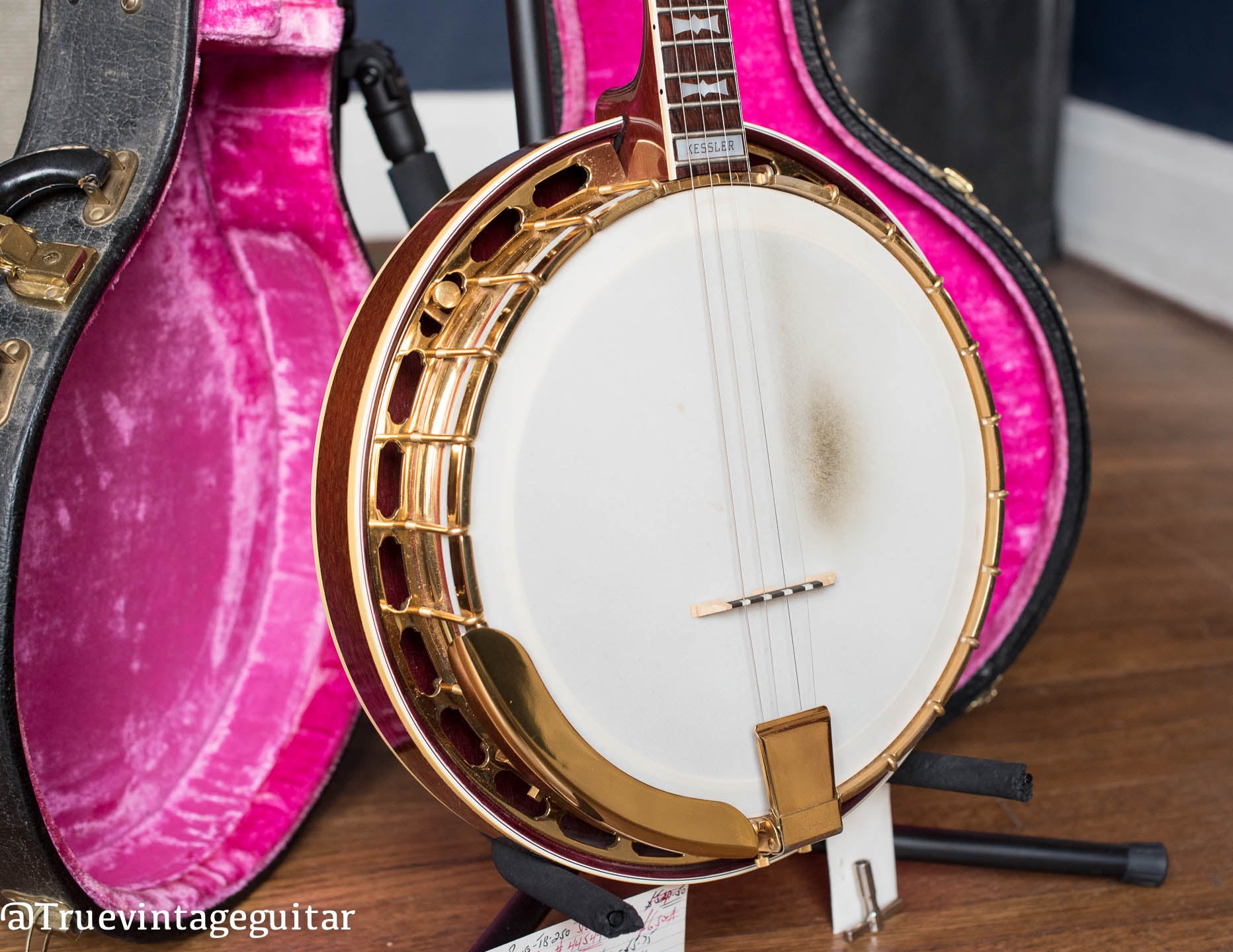 1962 Gibson TB-250 Special tenor banjo, gold rim, tone ring