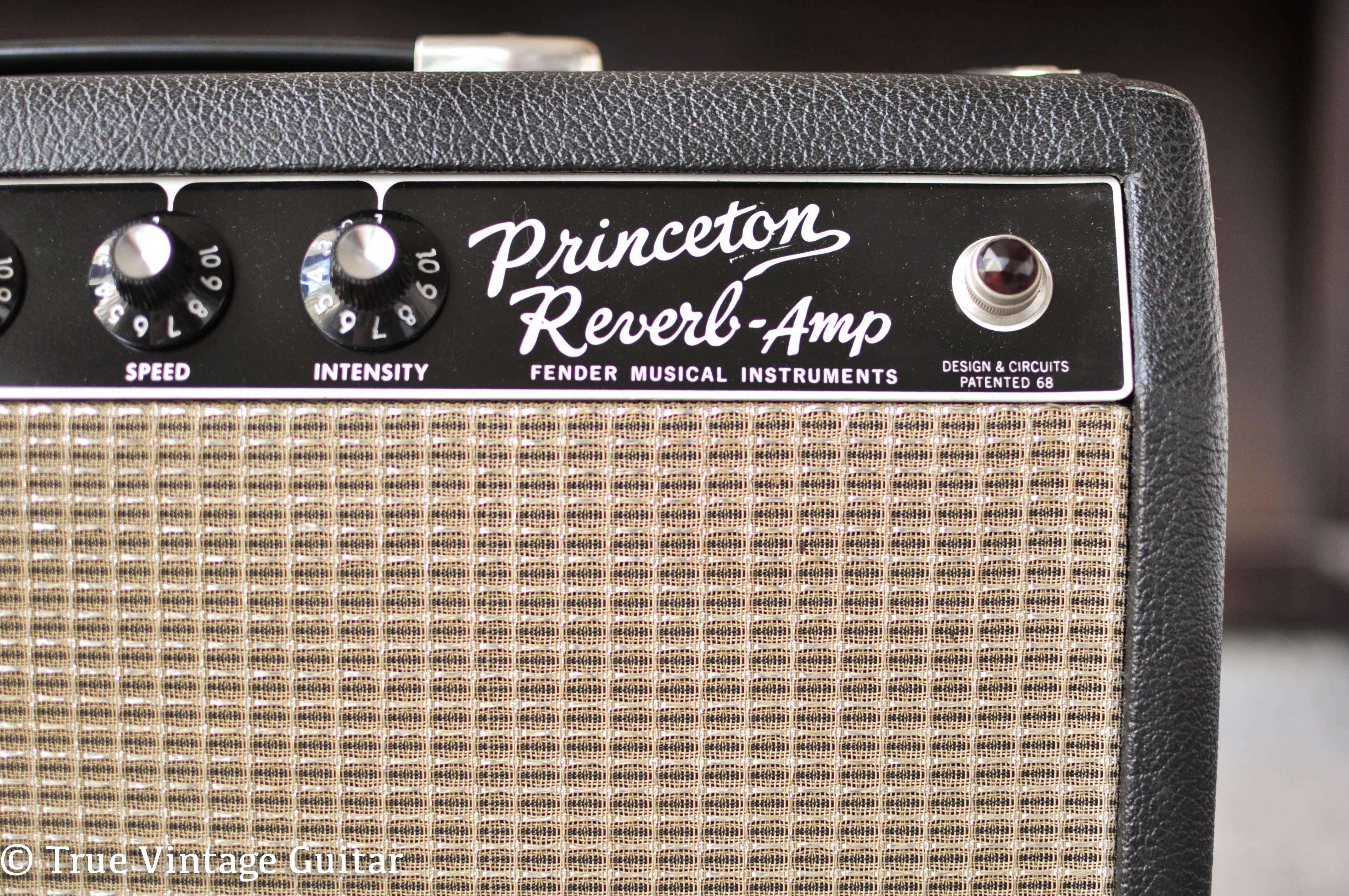 Fender Princeton Reverb guitar amp black vintage 1960s