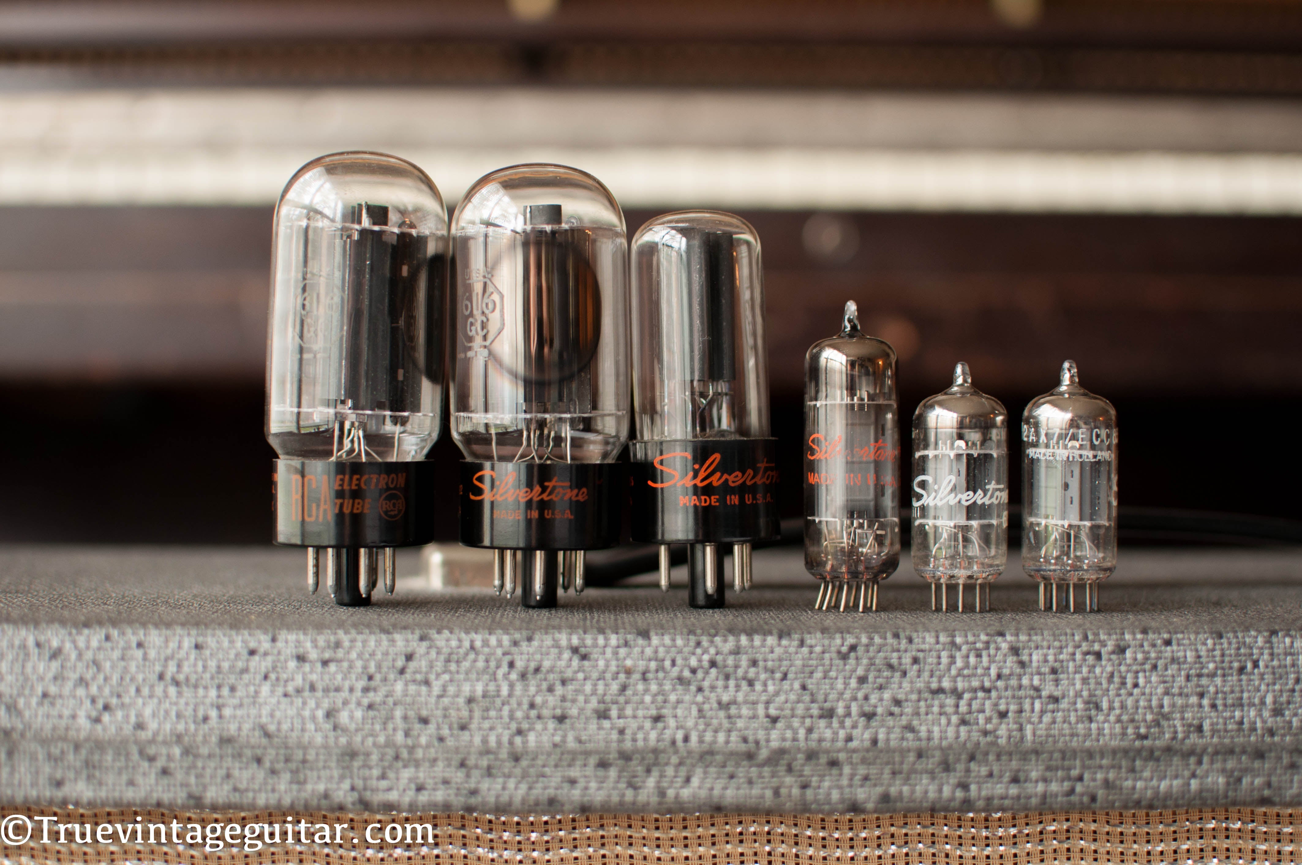 Original Silvertone 6l6 tubes RCA