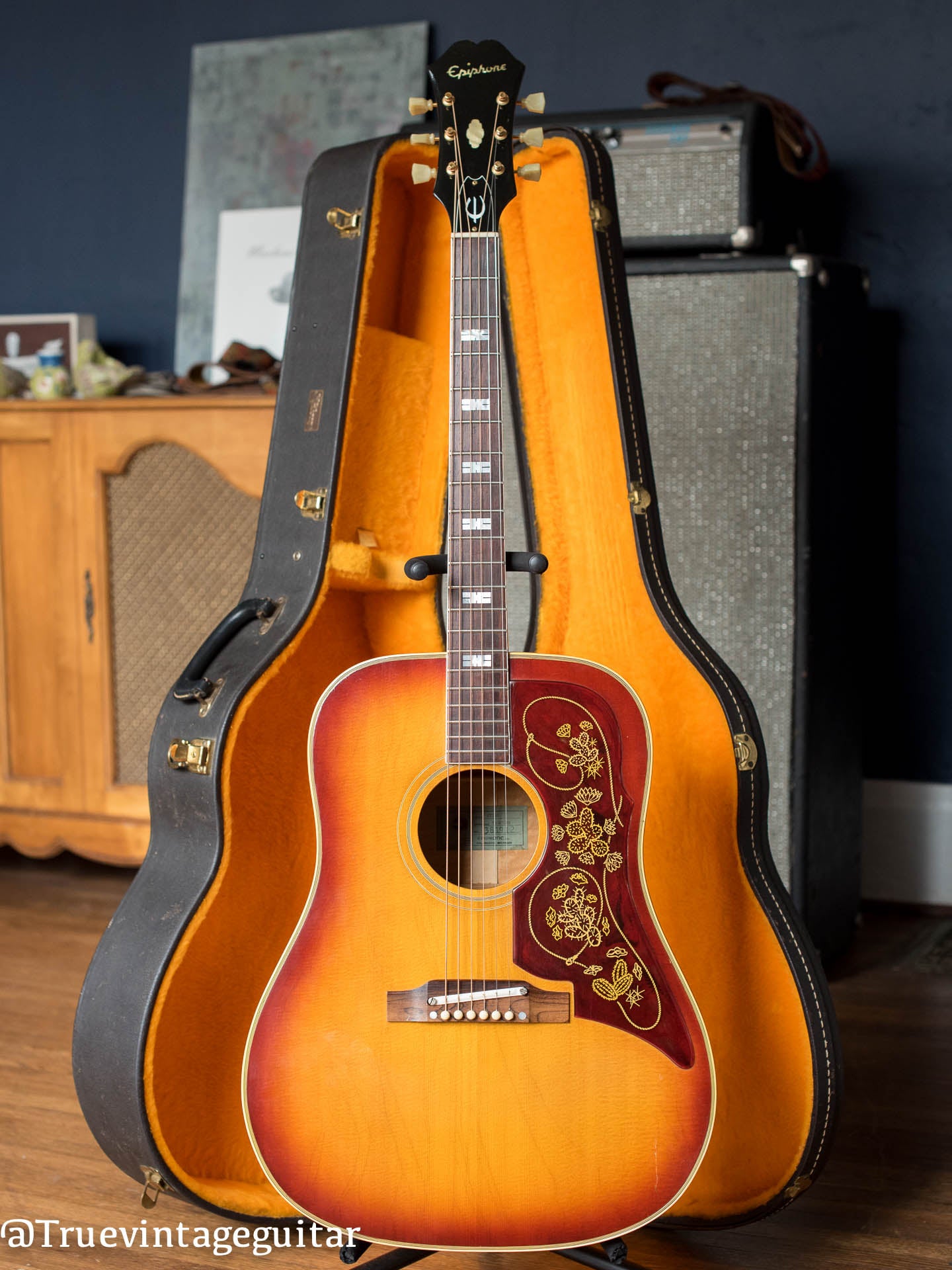 Vintage 1965 Epiphone FT-110 Frontier acoustic guitar