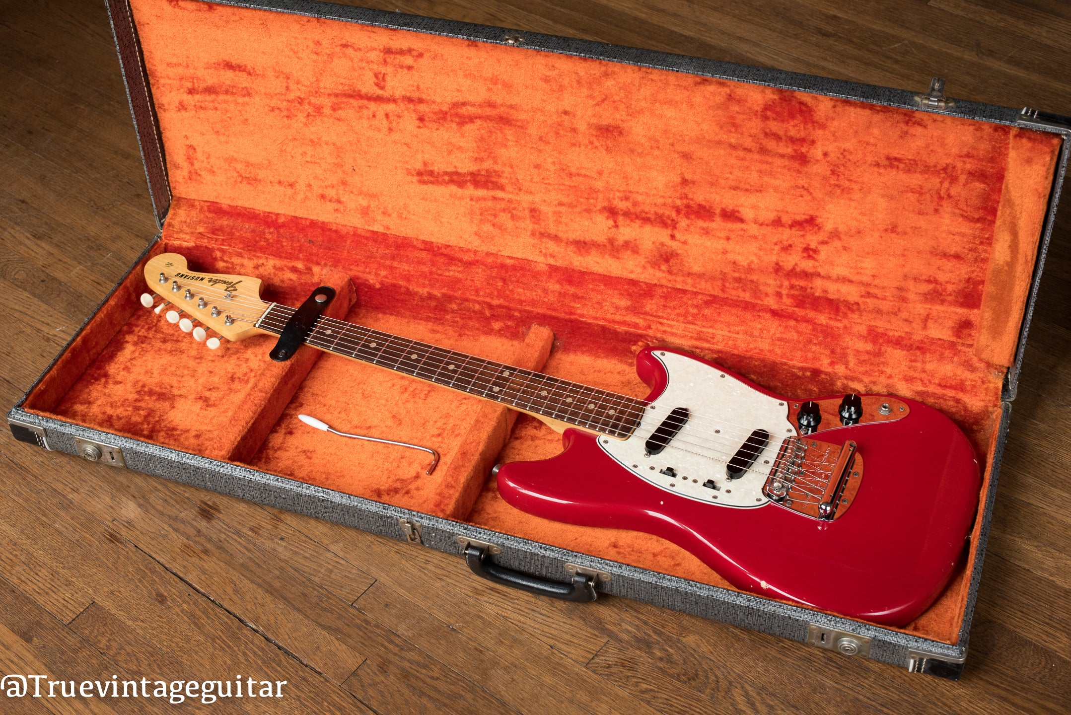 1960s Fender guitar red