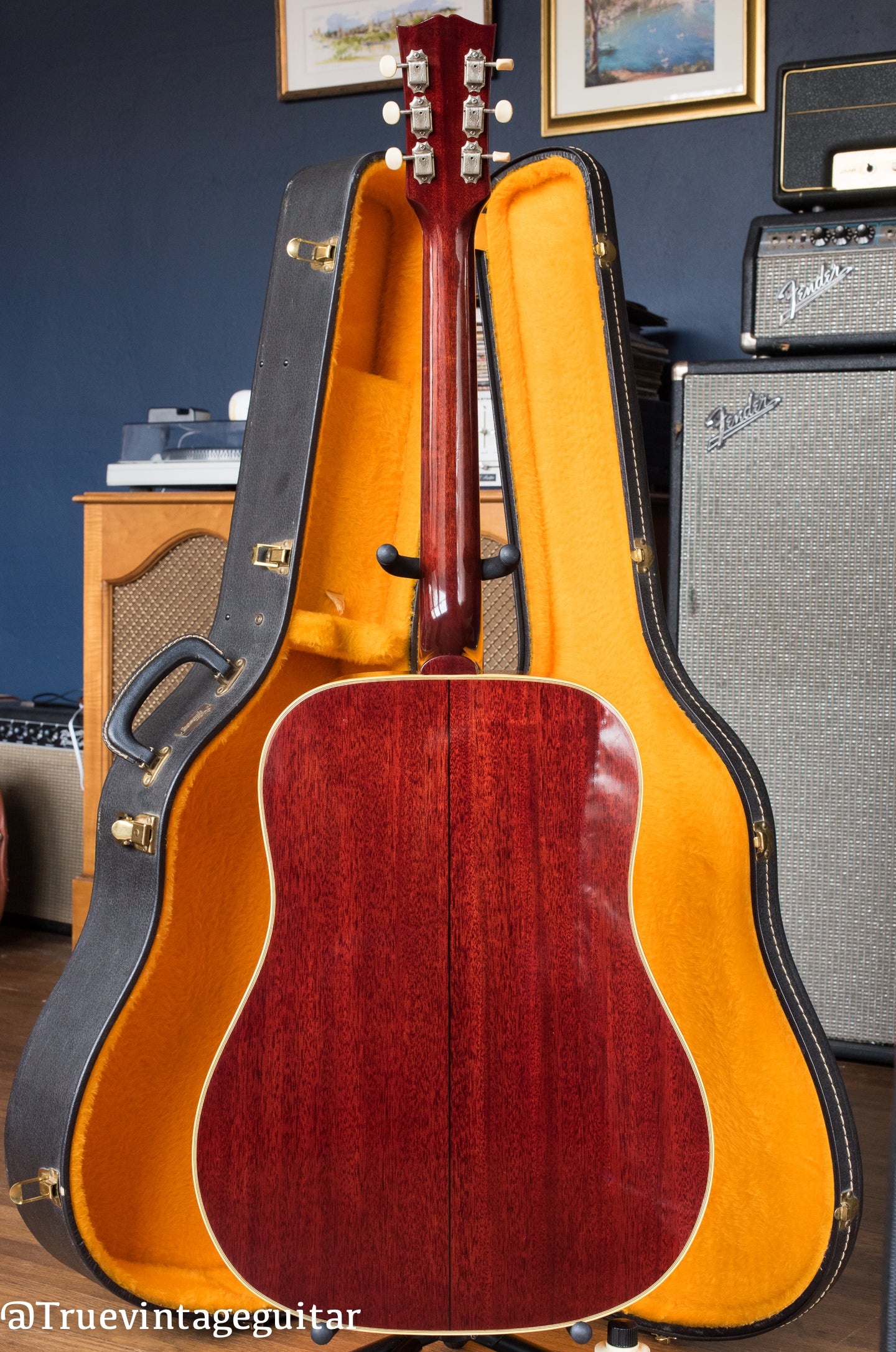 Vintage 1965 Gibson SJ Mahogany back guitar