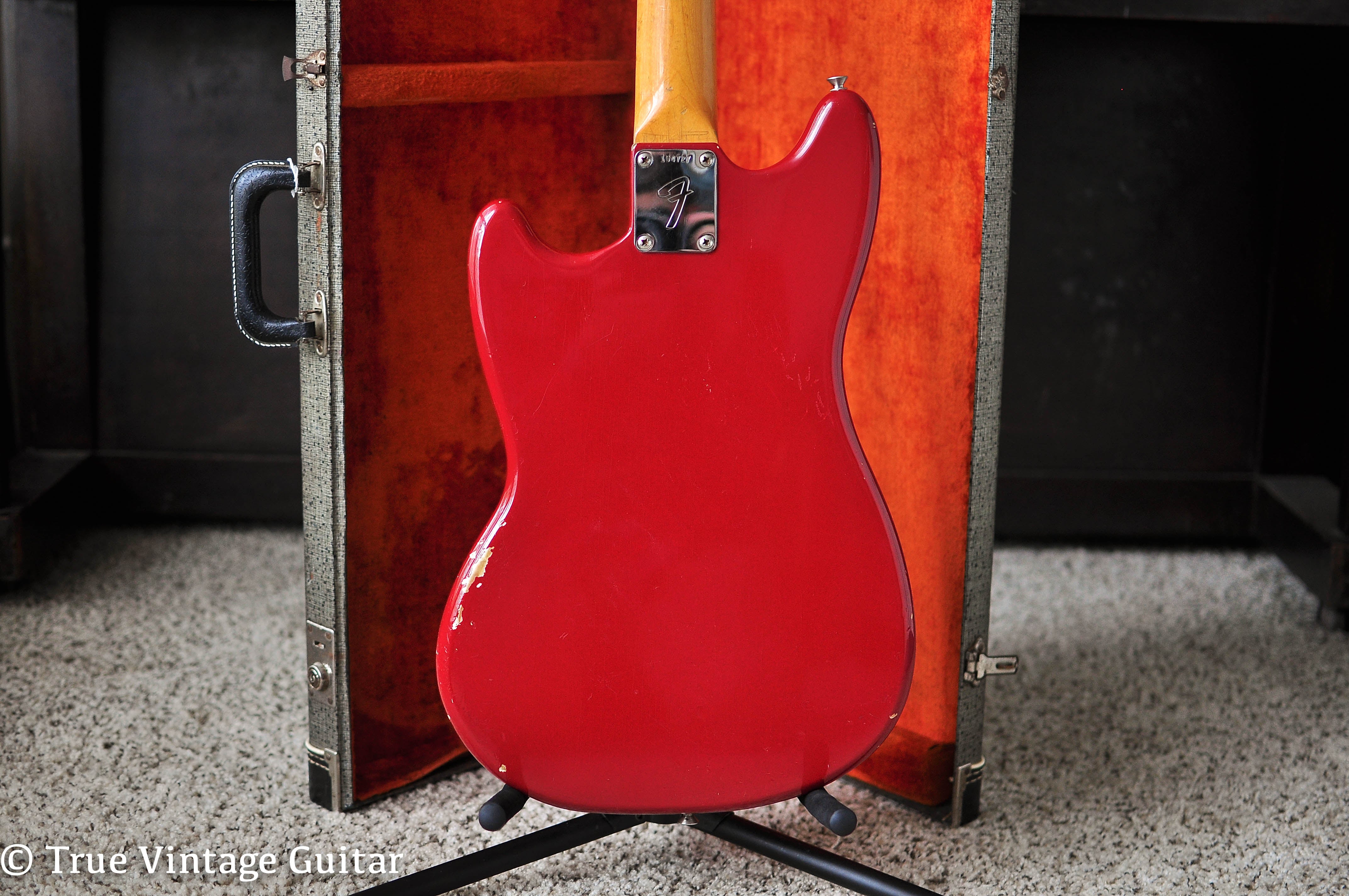 Fender Mustang red guitar 1966