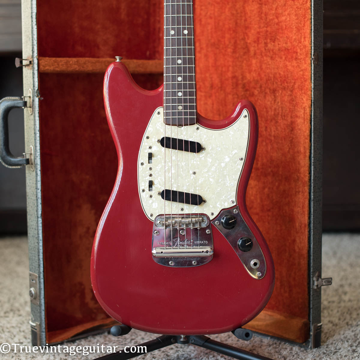 Fender Mustang guitar Red vintage 1960s