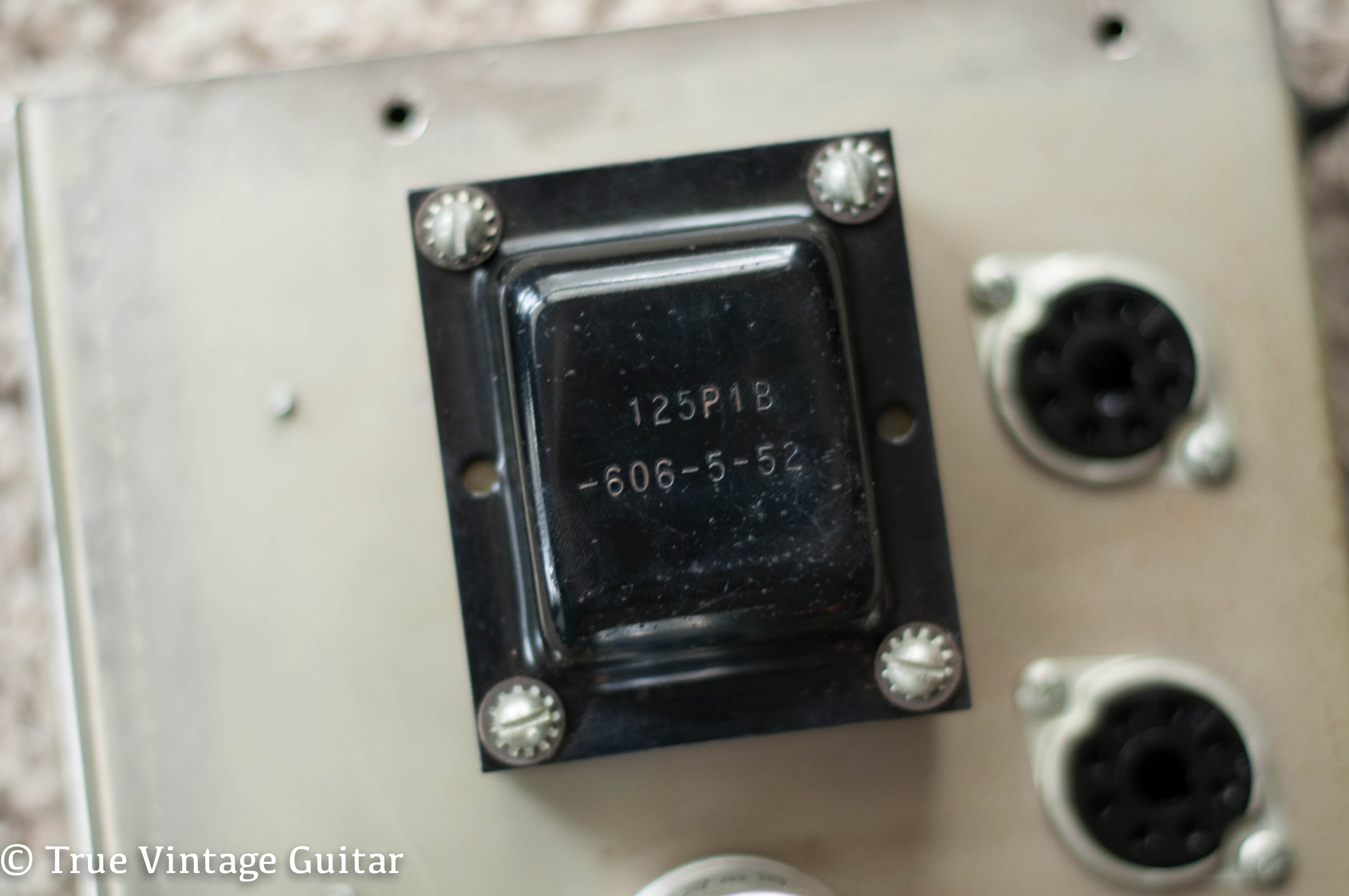 Power transformer date code, 1966 Fender Princeton Reverb