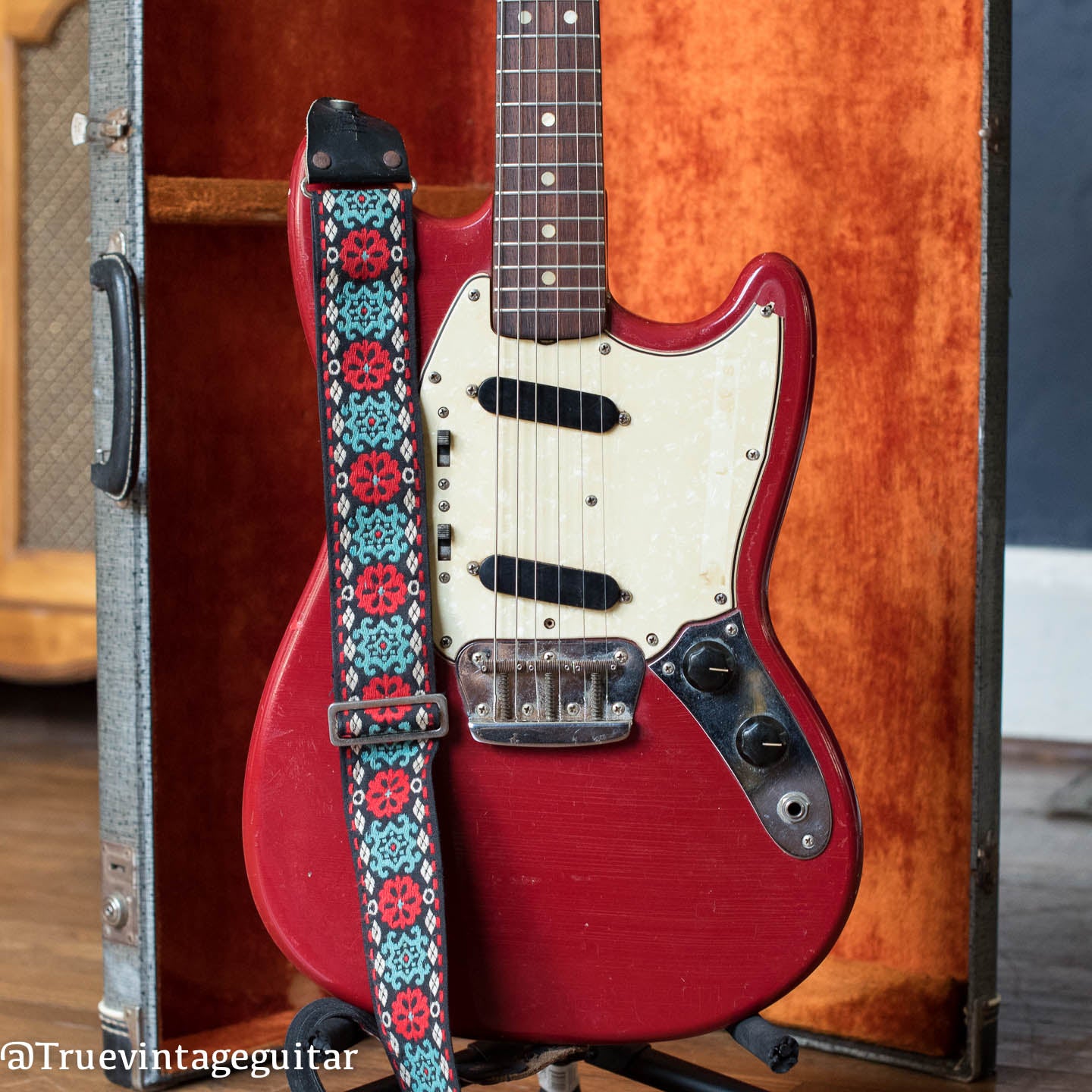 Vintage Fender electric guitar red 1960s