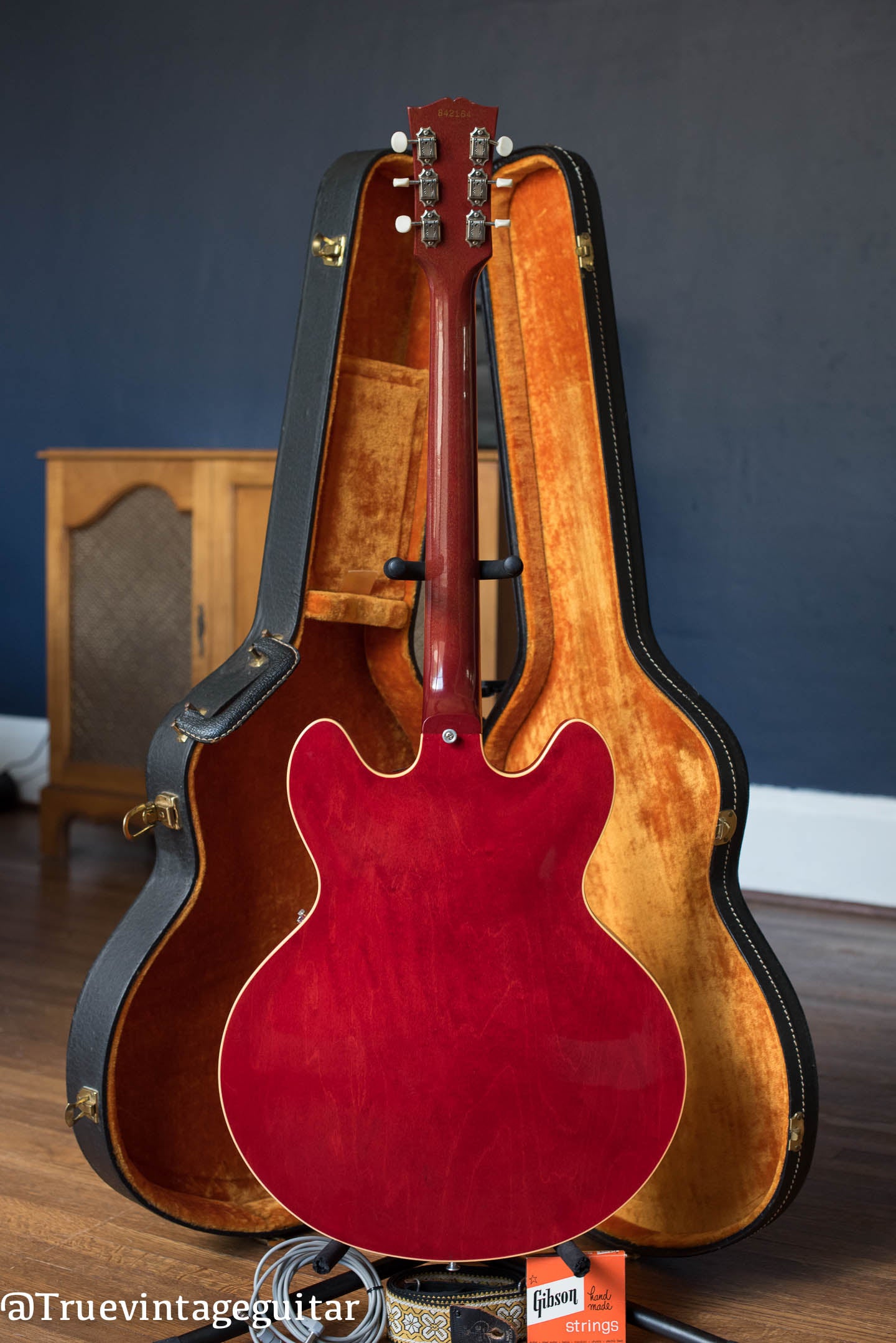 Vintage Gibson guitar red 1960s